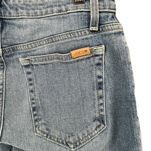 Joes Icon Ankle Sigourney Jeans Womens 28 Blue Dip Dye Skinny Stretch Boho Chic - Picture 7 of 16